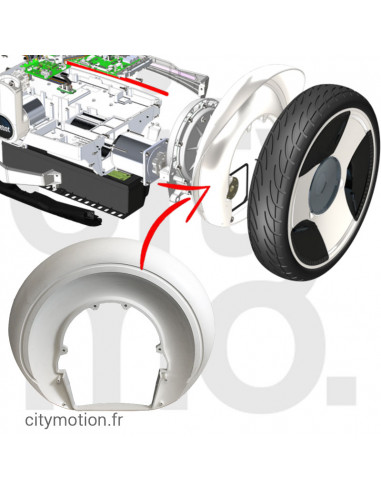 Garde Boue Blanc Pour Ninebot Elite