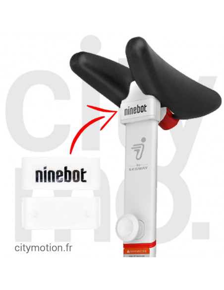 Logo Ninebot Plastique Pour Ninebot Mini Pro Blanc